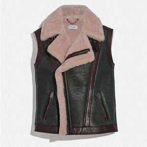Coach Shearling Vest